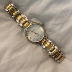 Unicorn Geneva Collection two toned gold and silver watch